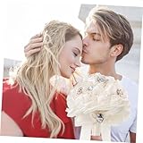 Zoom IMG-2 pretyzoom bouquet da sposa avorio Zoom IMG-2 pretyzoom bouquet da sposa avorio