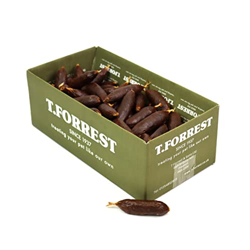 T.Forrest British Air-Dried Chicken Sausages for Dogs 200g - 95% Meat 100% Natural High Protein Grain & Gluten Free Healthy Dog Treats