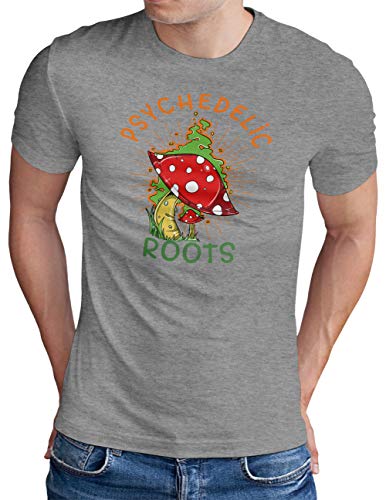T-Shirt Shrooms Trippy OM3 idéal pour briller en festival de musique psychédélique et party