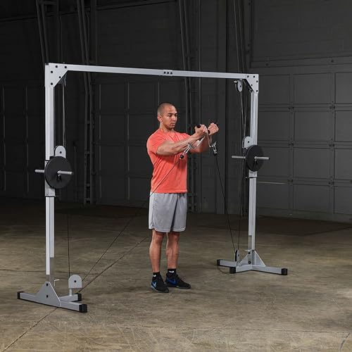 Image of Body-Solid Best Fitness Functional Trainer Cable Machine, Full Body Workout Weight Stacks, Chest and Shoulder Exercise Home Gym LAT Pulldown Machines with 190lb Weights Stack