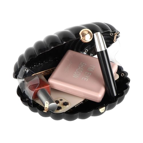 Image of Women Seashell Evening Bag Purse Mermaid Chain Strap Clutch Handbag Shoulder Bag | Seashell