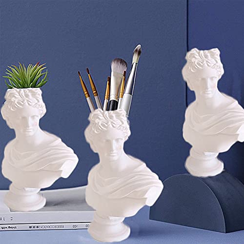 Vaso Decorativo a Forma di Busto Statua Statuetta