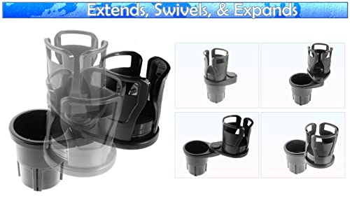 Extensor de portavasos para carro ajustable 2 en 1 miniatura 5