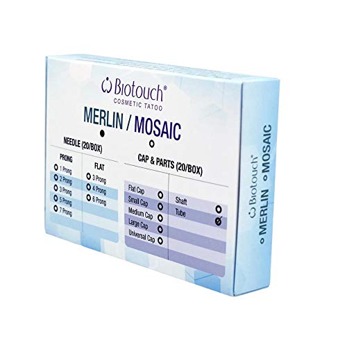 Biotouch Accupoint Permanent Makeup Merlin Machine Needle Tubes 20 Pieces #TOP6