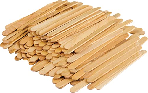 Image of Teacher Created Resources Craft Sticks - Box of 500, Premium Birch Wood, 4 1 /2 inch x 3 /8 inch, Natural Unfinished for Arts & Crafts, DIY Projects, School & Classroom Supplies