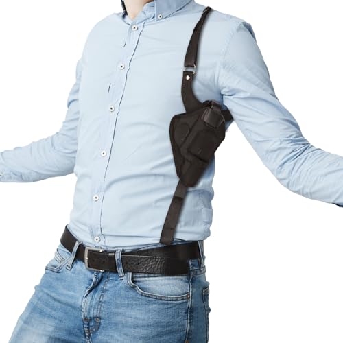 YHZNAGEM Shoulder Holster Pistol Holster Vertical Pistol Holster Concealed Tactical Gun Holster Tactical Gun Holster for Revolver - Image 8