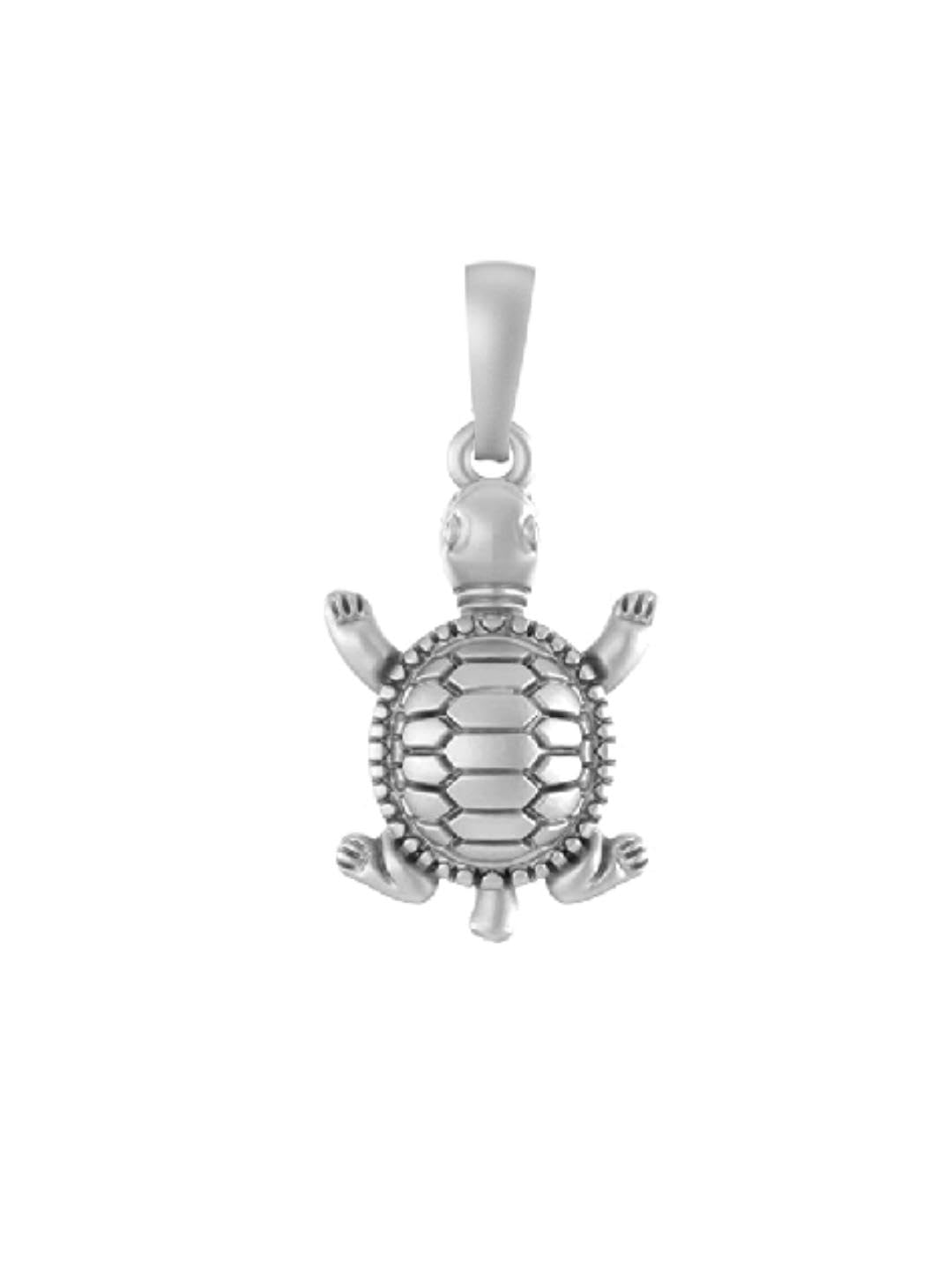 akshat sapphire Sterling Silver (92.5% purity) Prosperity and Piece Symbolic Tortoise Pendant for Men & Women Pure Silver Turtle Locket for Piece and prosperity-picture-2