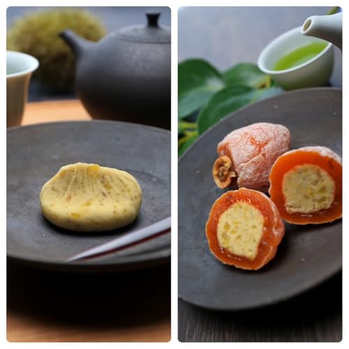 [先行予約受付中]和菓子処一茶堂 栗きんとん6個・柿の宴4個 詰め合わせ