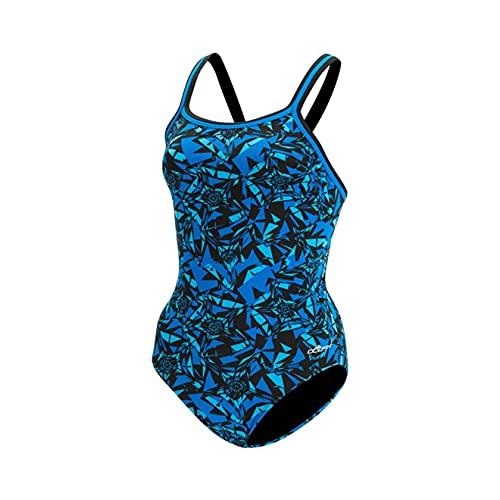 Dolfin Women's Reliance Team Print DBX Back Blue 32