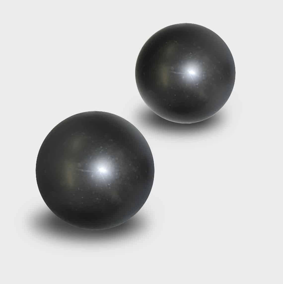 500 X .68 Cal. Black PVC/Nylon Riot Balls Self Defense Less Lethal Practice Paintballs