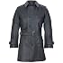 Mens Black German Military WW2 Vintage Long Trench Coat Genuine Leather Jacket