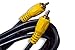 Cablelera ZCAAF7MM-12 Premium RCA Composite Video Cable, M/RG59U, 12', 75ohm