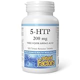 Natural Factors 5-HTP 200 mg, HIGH POTENCY, 120 Timed-Release Tablets, Free Form Amino Acid