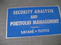 Security Analysis and Portfolio Management B000KFZ2W6 Book Cover