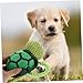 BESPORTBLE Stuffed Turtle Dog Toy Adorable Chew Toy for Teething Playtime Material for Puppy Entertainment for Reducing Loneliness Enhancing Bonding