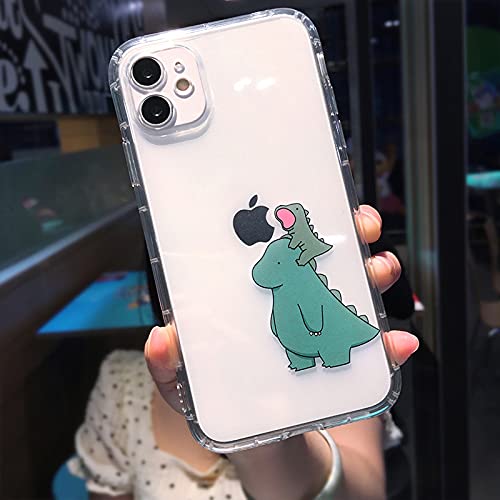 Qininet@bViu킢拰 for iPhone 13 Pro Max 12 Mini 11 X XS XR 7 8 Plus Jbv\tgTPUJo[pNAdbP[X-eating dinosaur-For iPhone