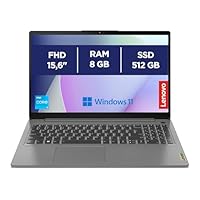 Lenovo IdeaPad 3 Notebook 15,6”, FHD (1920x1080), Intel Core i3-1215U, 8GB RAM, 512GB SSD, Windows...