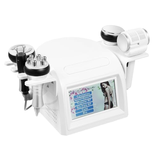 40K Cavitacion y Radiofrecuencia Corporal 250W Máquina de Adelgazamiento de Belleza 50Hz Máquina de Belleza 6 en 1 con 3 Cabezales de RF y Martillo de Hielo 40K Cavitacion y Radiofrecuencia Corporal 250W Máquina de Adelgazamiento de Belleza 50Hz Máquina de Belleza 6 en 1 con 3 Cabezales de RF y Martillo de Hielo