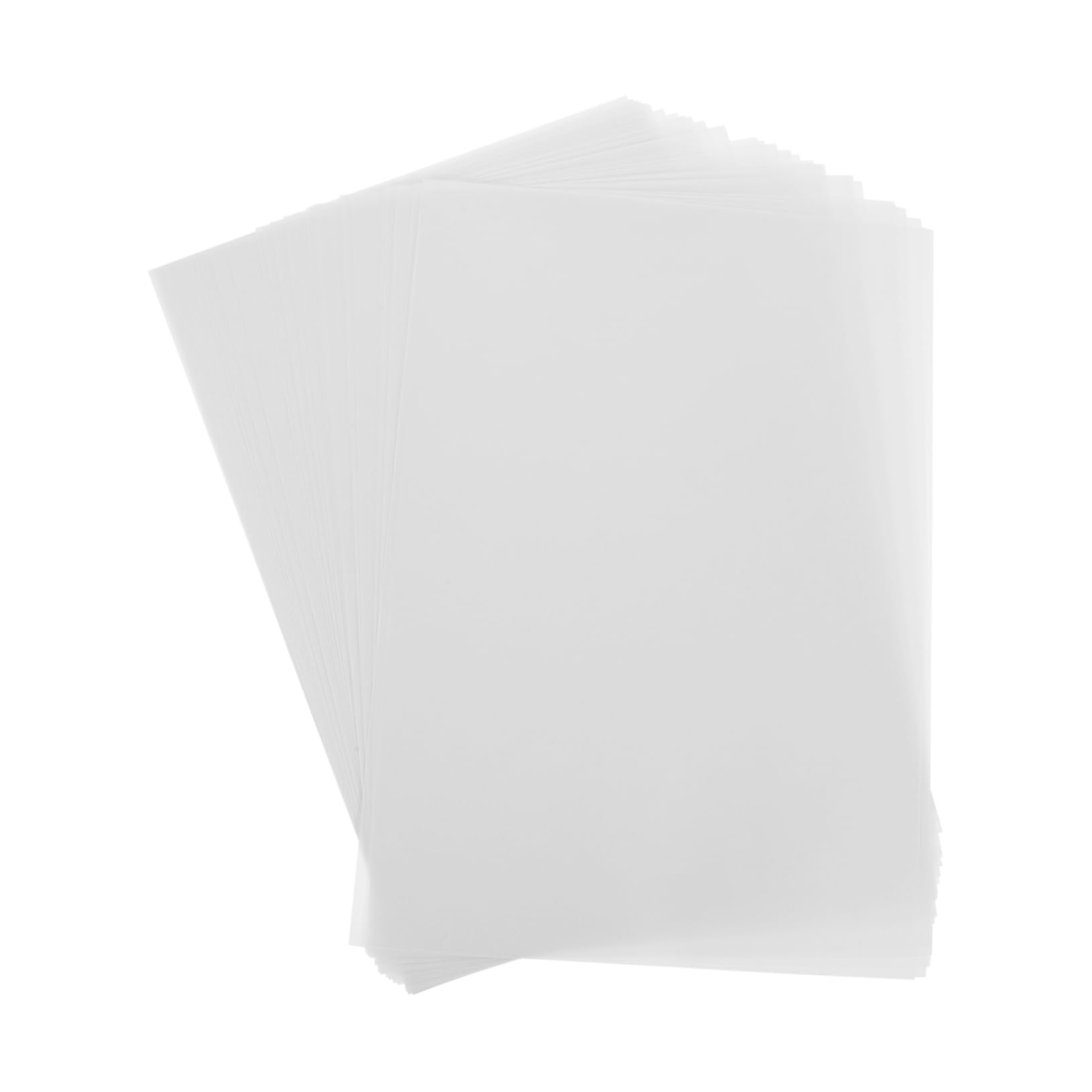 HOMSFOU 50pcs Tracing for Drawing and Printing Semi Transparent Copy for Calligraphy Pattern Design Scrapbooking and Art Projects Multifunctional Art Supply