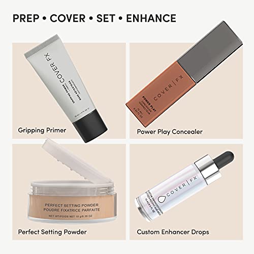 Cover Fx Power Play Concealer: Crease-Proof, Transfer-Proof Concealer Provide 16-Hour Full Coverage With Powerful Pollution Defense- P Deep 3, 0.33 Fl Oz #TOP6