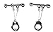 Nipple Ring Bars Handcuffs Body Jewelry Pair 14 Gauge 3/4'' Sold as a Pair