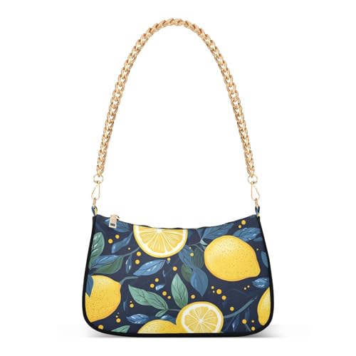 Sac à bandoulière matelassé citron : idée cadeau d'anniversaire femme