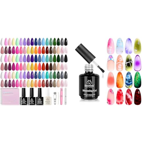 Set de esmaltes en gel Beetles 44 piezas con gel claro 15ml miniatura 1
