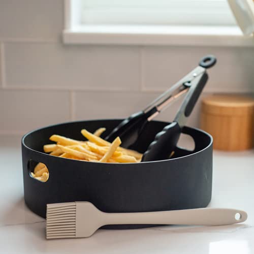 Silli Goose Silicone Air Fryer Basket - Air Fryer Silicone Pot - Compatible With Most Airfryer Models - No Need For Parchment Paper - Safe To Use - Easy To Clean - Air Fryer Oven Accessories - 7.5" #TOP3