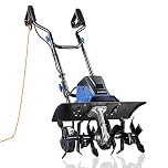 Hyundai 1500W Electric Garden Tiller, Cultivator, Rotavator & Rototiller – 6 Steel Blades, 45cm Working Width, 22cm Depth, 10m Power Cable