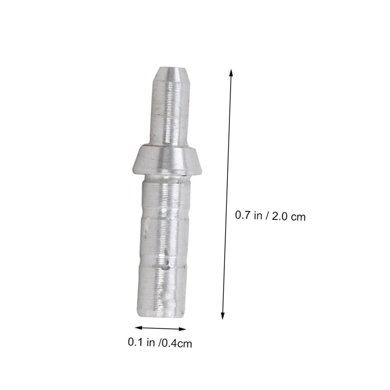 Abaodam 40pcs Aluminum Arrow Nock Shafts Arrow Tails 4.2mm Id Nock Accessories Tails