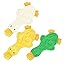 Crinkle Duck (White, Yellow & Green)