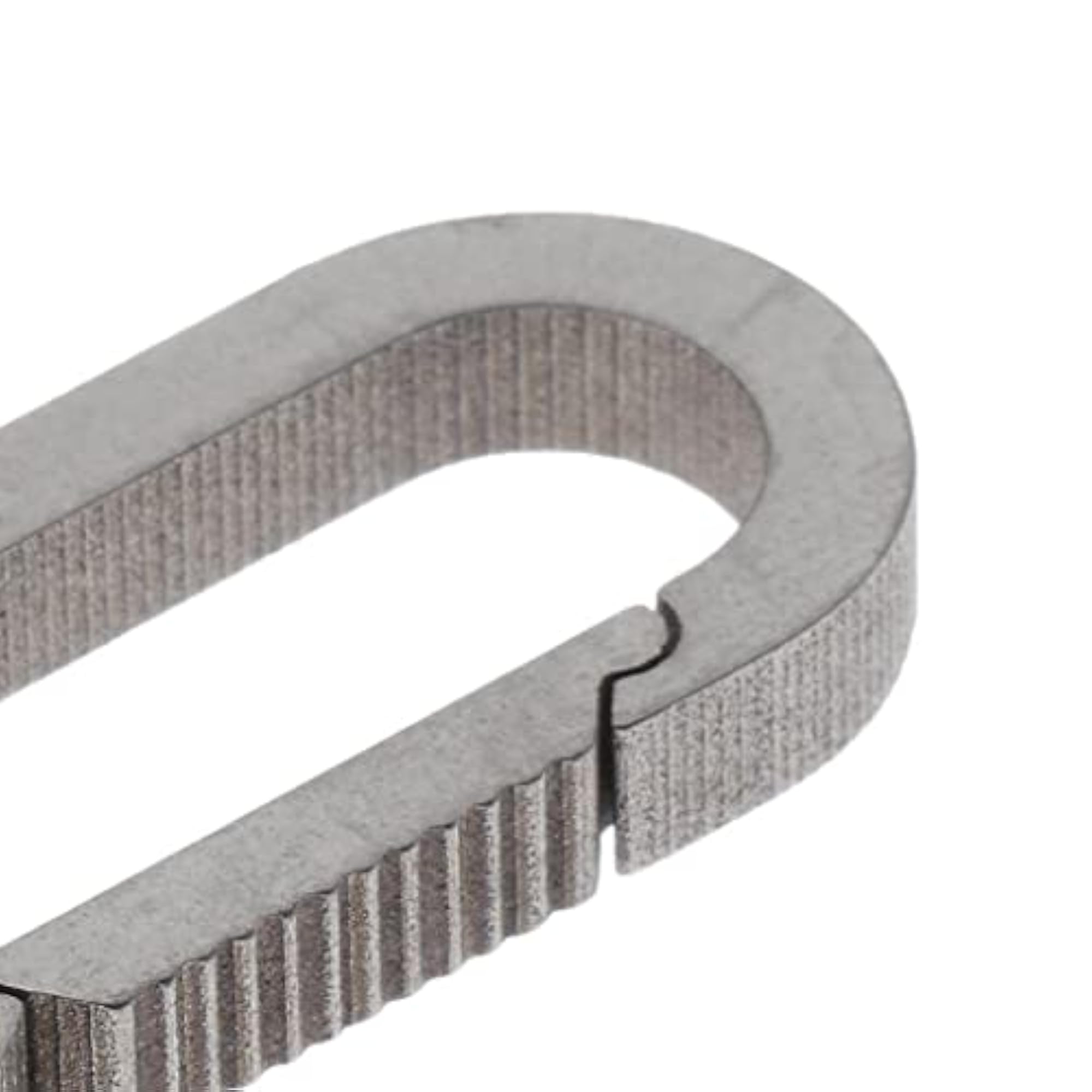Titanium Alloy Buckle Carabiner Keychain Hook, Gray
