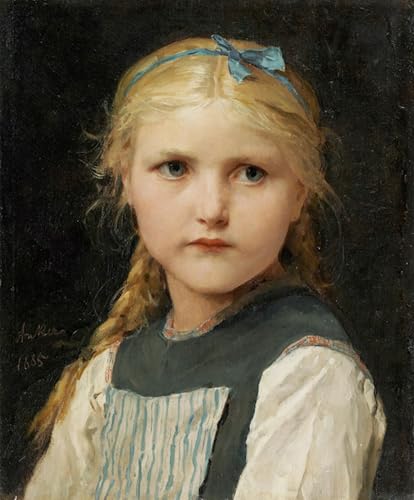 Cuadro Pintura al óleo Clásicas de niña para dar vida y elegancia a paredes vacías