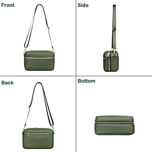 Functional Multi Pocket Crossbody Bag for Women Stylish Ladies Shoulder Messenger Bags Purse3