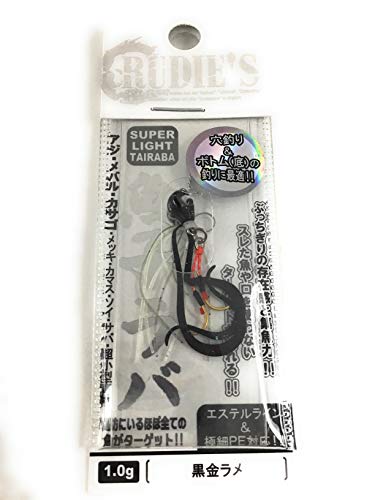 ルーディーズ 魚子ラバ 1g 黒金ラメ