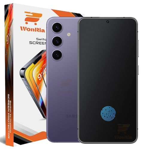 Image of WonRia Pack 1- Matte Tempered Glass for Samsung S25 5G [100% FingerPrint Working /S-PEN Compatible ] 9H Glass Screen Guard for Galaxy S25 5G