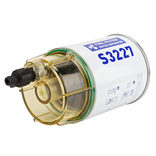 SUNGOOYUE Séparateur d'eau de Carburant Marin, S3227 Séparateur d'eau D'huile Filtre à Carburant de Remplacement Accessoire de Bateau de Yacht