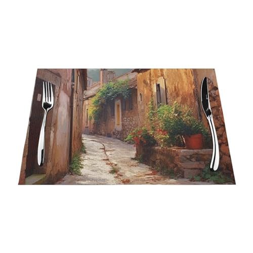 Set de table en PVC résistant à la chaleur lavable 30x45 - 3