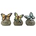 Gerson Spring Butterfly Messages on Stone Decorative Figurines - Set of 3