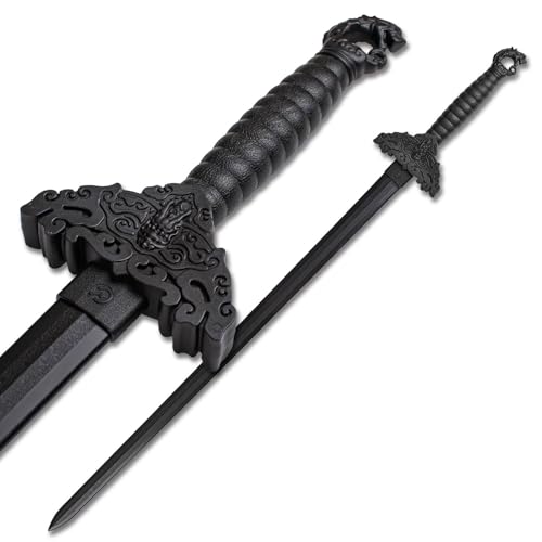 Master USA Polymer Training Equipment Black Polypropylene Blade Martial Arts Training Gear Rounded Tip- Practice Cosplay (472 Black)