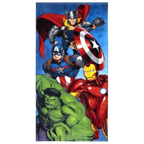 Serviette de Plage Marvel Avengers Cover