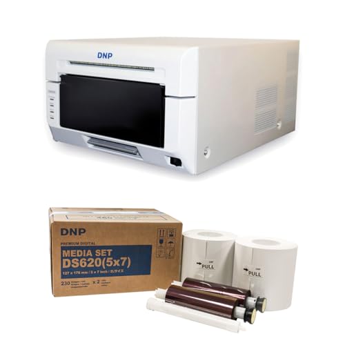 DNP DS620A Dye Sub Professional Photo Printer, Print Sizes: 2 x 6 to 6 x 8 5x7 Dye Sub Media