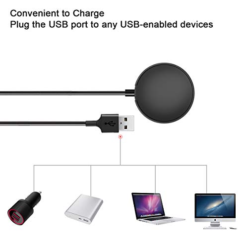 Trami SXCHARGER02 2 Pack Compatible With Samsung Watch Charger,Galaxy Watch 7/6/5/4 Charger Cable Dock Usb Replacement thumb #4