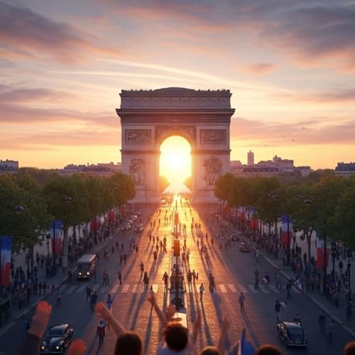 『El Amanecer en la Ciudad de la Luz: El 25 de Agosto y la Liberación de París』のカバーアート