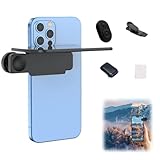 WRQIOO Spiegeleffekt Objektiv Handy, Spiegelreflexionsclip Handy, Smartphone Kamera Spiegel Reflection Clip Kit, Spiegeleffekt Clip der Winkel kann Eingestellt Werden für Verschiedene Mobiltelefone