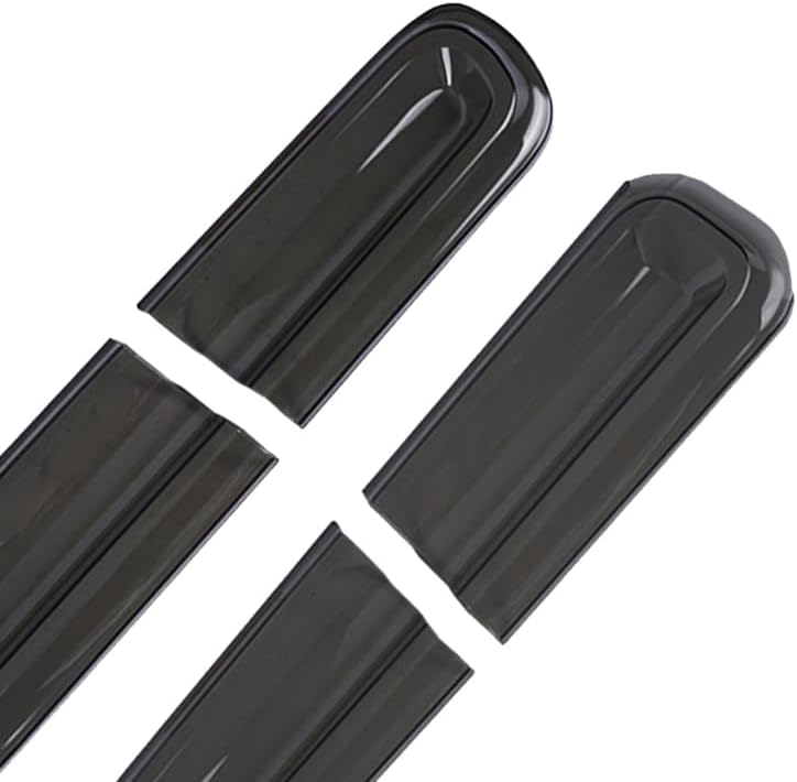 Toworldit 4pcs/Set ABS Exterior Accessories Smoked Tail Light Cover Trim Rear Lights Guards Protective Cover Compatible with Dodge Challenger 2015-20234