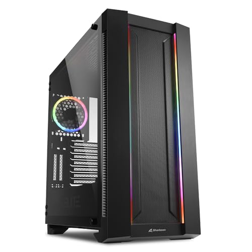 Elite Shark CA200M, Pc case, ARGB, Controller RGB 8 entrate, montaggio schede grafiche verticale ed orizzontale