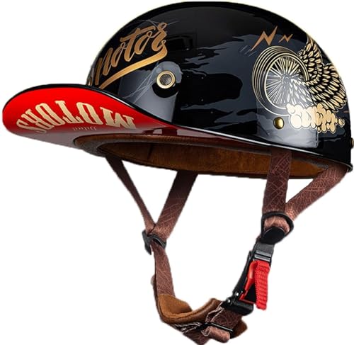 Casco de calavera abierto que elimina el calor y el peso excesivo al conducir tu moto