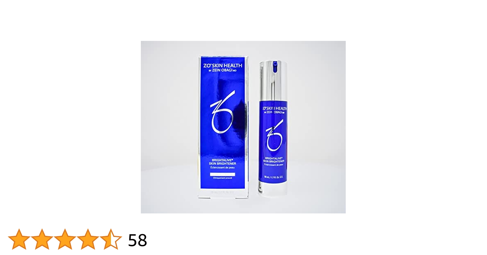 パック・フェイスマスク ZOSKINHEALTH BRIGHTALIVE SKIN BRIGHTENER Amazon.com: ZO SKIN HEALTH Brightalive Skin Brightner 1.7oz