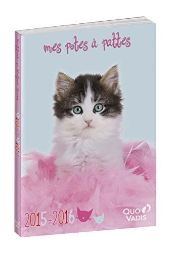 QUO VADIS Agenda Scolaire Textagenda 12 x 17 cm MES POTES À PATTES Modèle CHAT QUO VADIS Agenda Scolaire Textagenda 12 x 17 cm MES POTES À PATTES Modèle CHAT